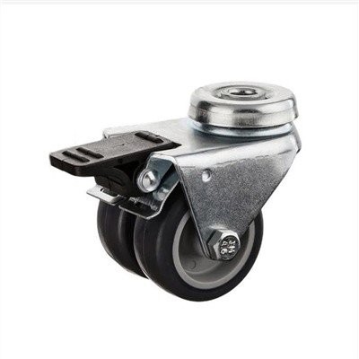 TPR Twin Hjul Møbler Caster